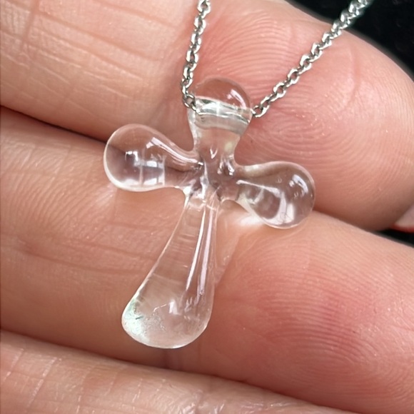 Tiffany Elsa Peretti cross necklace - Picture 1 of 14